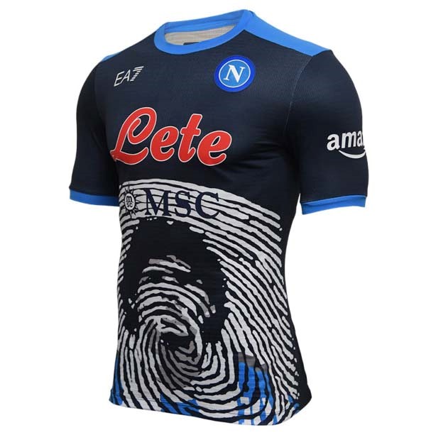 Camiseta Napoli Edición Oscuro Maradona 2021/2022 Oscuro Azul